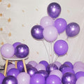 300 Pcs Purple Balloons 5 Inch Metallic Chrome Purple Pastel Macaron Light Lavender Assorted Colors Latex Balloon for Girl Birthday Wedding Anniversary Baby Shower Princess Party Decoration by BAOKUANHU