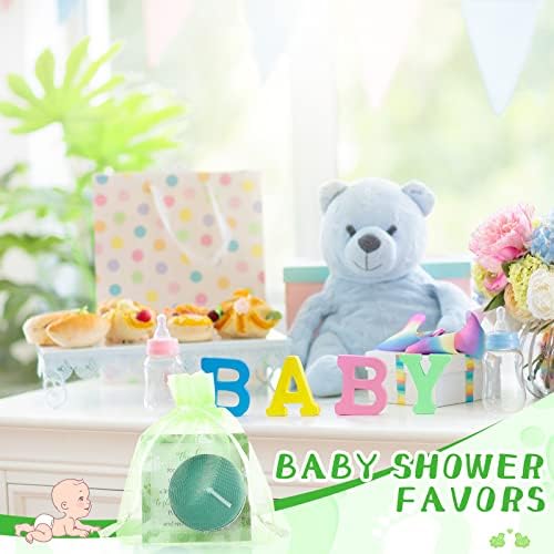 Geosar 50 Sets Baby Shower Party Favors,Green - Image 5