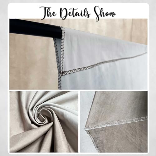 Abstract Photography Backdrop for Photoshoot 6x8ft, Beige,No Stand - Image 5