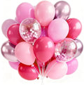 PartyWoo Hot Pink Balloons 66pcs 12 Inch Magenta Fuchsia Latex Balloons by PartyWoo