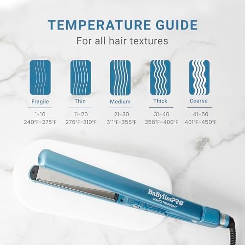 BabylissPRO Nano Titanium Ultra-Thin Hair Straightener, Professional Flat Iron, 5-Inch Extended Plates for Faster Straightening, for All Hair Types - Image 4