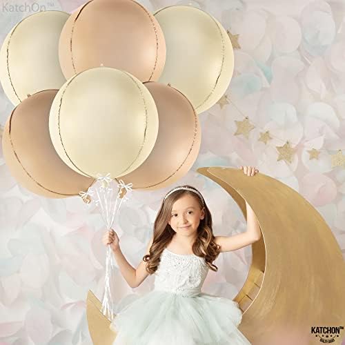 KatchOn White Sand Balloons 22 Inch, Pack of 6 - Image 2