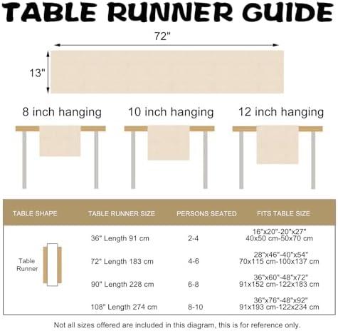 Piano Keyboard Dining Table Runner, Musical Burlap Kitchen Decoration - Image 3