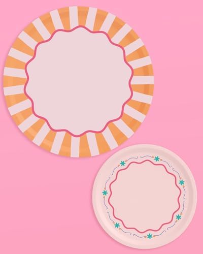 xo, Fetti 32 Italian Summer Paper Plates 9"+7" | Last Toast Coast Decor - Image 6