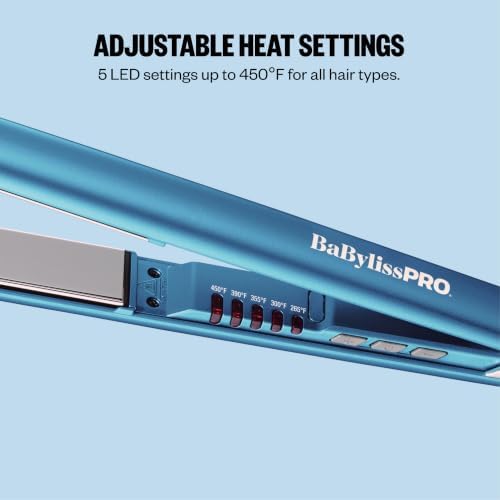 BabylissPRO Nano Titanium Ultra-Sleek Hair Straightener, Flat Iron for All Hair Types - Image 4