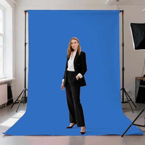 Royal Blue Photography Backdrop for Photoshoot, Fabric 10x10ft - Image 2