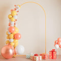 7.2FT Wedding Arch Backdrop Stand, Heavy Duty Metal Arch Frame for Balloons, Flowers & Fabric, Event Decoration Stand for Ceremony, Party & Photos by Atronor