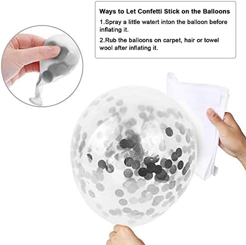 Hiquaty Navy Blue Balloons,50pcs 12 Inch Blue and Silver Balloons - Image 3