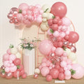 Amandir 153pcs Dusty Pink Balloon Garland Arch Kit Different Sizes ﻿ by Amandir