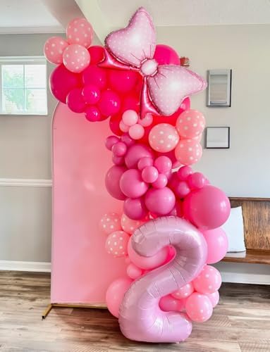 Pink Mouse Balloon Garland Arch Kit, Girls Birthday Decorations - Image 6