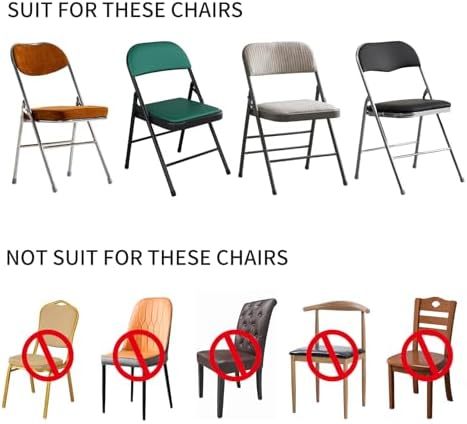 HAINARverS Stretch Spandex Folding Chair Covers 30PCS Ivory - Image 6
