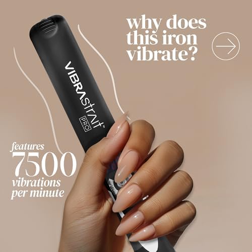 Vibrastrait Pro Vibrating Ceramic Tourmaline Ionic Flat Iron, 1.75-inch - Image 2