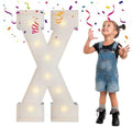 3FT Marquee Letters, Large Light Up Letters X for XV Birthday Party Decor by MerryMosaics