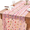 3 Pack Flower Table Runner Floral Daisy Fall Wedding Birthday Party Decor by Joanlody