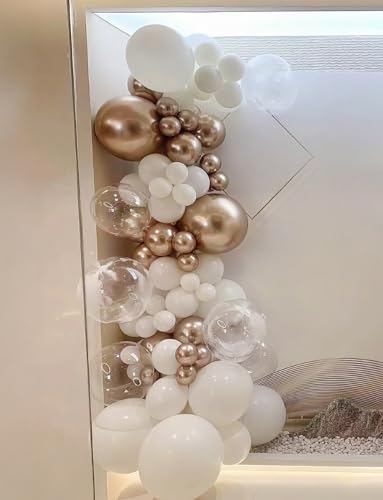 Neutral Balloon Garland Arch Kit, 148 Pcs, Boho Party Decor - Image 4