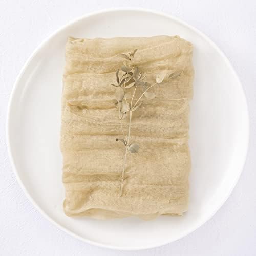 DeZerlor Champagne Washable Cheesecloth Napkins Set of 50 for Party - Image 5