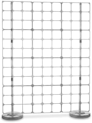 Balloon Grid Backdrop Kit Stand - Clear 4-ft Freestanding Pack of 1 by PartySolids