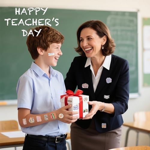 Teacher Appreciation Gifts – 100 PCS Funny Teacher Stickers | Teacher Appreciation Decorations - Teacher Must Haves Supplies Stuff Essentials Games Toys Gifts for School Classroom Students - Image 5