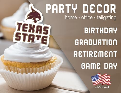 Texas State University Decorations, TXST Party Decor, Graduation 42 Pcs - Image 5