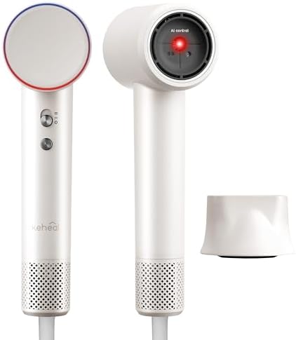 Ai High-Speed Ionic Hair Dryer with Attachment, Frizz-Free by Keheal
