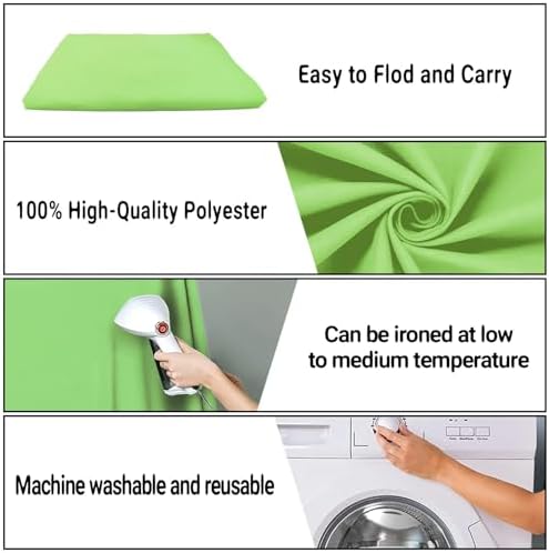 Light Green Photography Backdrop for Photoshoot, Fabric 10x10ft - Image 7