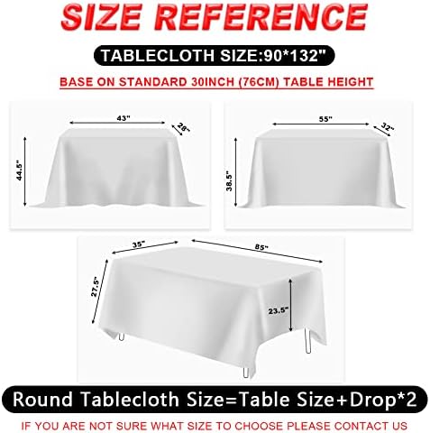 Eternal Beauty Baby Blue 90x132 Inch Baby Shower Sequin Tablecloth - Image 5
