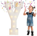 3FT Marquee Letters, Large Light Up Letters Y for Baby Shower Party Decor by MerryMosaics