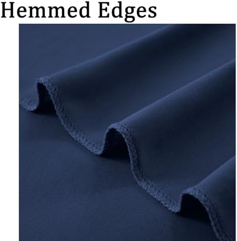 30ft x 10ft Wrinkle Free Navy Blue Backdrop Curtains for Parties, 6 Panels 5x10ft Silky Polyester Photo Backdrop Drapes for Wedding Birthday Graduation Photography Party Background Stand - Image 4