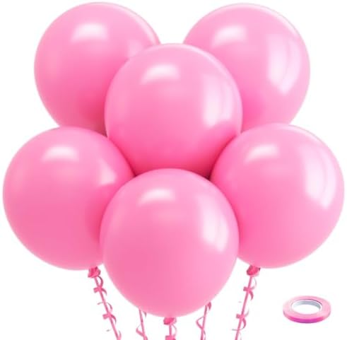 Bezente Pink Balloons 18 Inch 30 Pack Latex Large Thick by Bezente