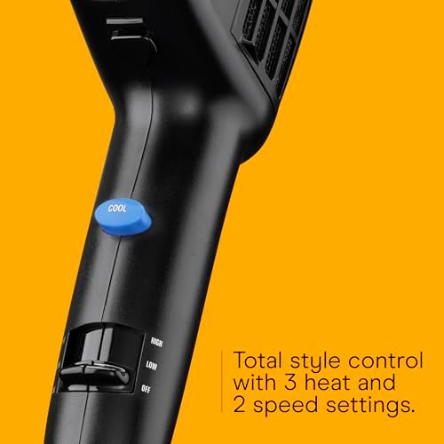 Conair Hair Dryer, INFINITIPRO, 3-in-1 Styling, 1875W, Black - Image 4