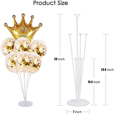 10 Sets of Balloon Stands for Table Balloon Stand Allowing Balloons To Float Without Helium Tank Balloon Holder Decorations for Birthday Party Wedding Festival Christmas - Image 2