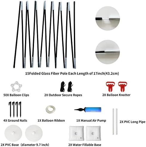 Balloon Arch Kit, 10Ft Width & 9Ft Height Adjustable - Image 4