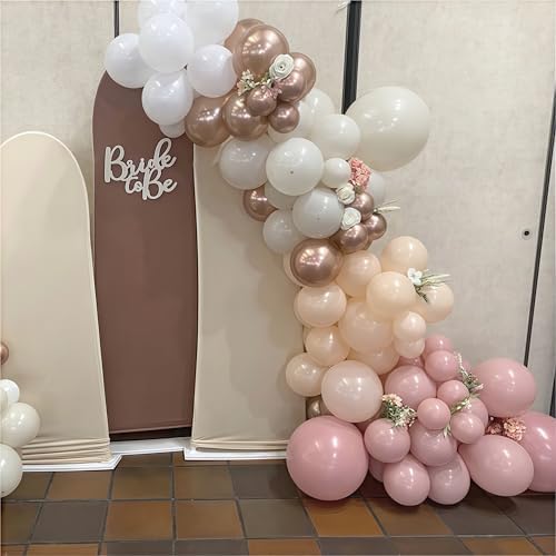 Dusty Pink Balloons, 60 Pcs Pink and White Balloon for Birthday Decorations - Image 6
