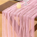 Cheesecloth Table Runner Tulle Fall Boho Wedding Shower Party Home Decor by Socomi