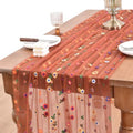 2 Pack Flower Table Runner Floral Daisy Fall Wedding Birthday Party Decor by Joanlody