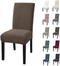 Super Stretch Chair Covers for Dining Chairs Set of 2, Light Brown by CYCMACOHOME