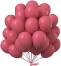 PartyWoo Mauve Dusty Balloons 50pcs Blush Pink Rose Latex Helium Balloons by PartyWoo