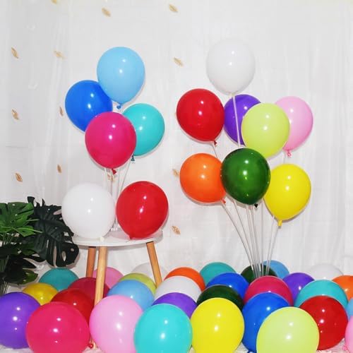400 Pack Rainbow Balloons 12 Inch Assorted Colors Latex Multicolor Balloon 12 Kinds Colorful Bulk Balloons for Birthday Wedding Baby Shower Anniversaries Store Party Decorations - Image 5
