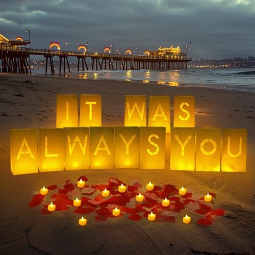 Homemory It was Always You Light Up Letters with 24 Tea Lights - Image 6