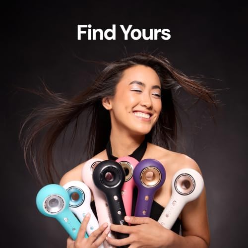 L’ANGE HAIR Axia HaloRing Ionic Hair Dryer | High Speed Professional Blow Dryer for Smooth, Frizz-Free Styles | Lightweight Brushless Motor with Concentrator & Wall Mount | 4 Heat Settings | Rose Gold - Image 5
