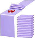 12 Pack Lavender Satin Table Runner 12 x 108 Inch Long Premium Table Runners for Wedding Party Events Decoration,Birthday Parties,Banquets Decorations,Graduations,Engagements by YMHPRIDE