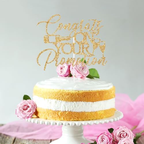 Congrats On Your Promotion Cake Topper, Job Promotion Cake Decor - Image 5