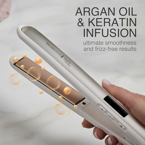 Remington Shine Therapy 1 Inch Hair Straightener, Argan Oil & Keratin - Image 6