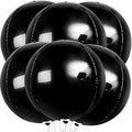 KatchOn Black Foil Balloons - 22 Inch, Pack of 6, Halloween Decorations by KatchOn