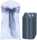 Pack of 300 Organza Chair Sashes for Wedding & Event Décor – Silver Grey by MDS