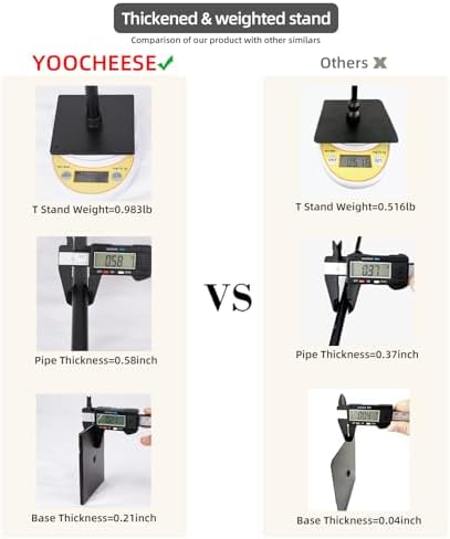 Yoocheese Photo Backdrop for Product Photography, 22x34 in Small Product Background with Tabletop T-Shape Stand, 6Pcs/12 Colors for Flat Lay, Food, Jewelry, Cosmetics Photography - Image 6