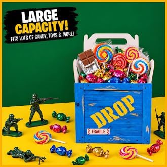Glittery Garden Game Party Military Supply Loot Drop Box Party Favors. Decoration and Gift Bags, Gaming-Themed Birthday Activities and Party Supplies (12-pack) - Image 3
