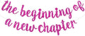 BEISHIDA Rose Red Pre-Strung Glitter The Beginning of A New Chapter Banner by Beishida