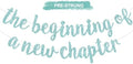 BEISHIDA Light Blue Pre-Strung The Beginning of A New Chapter Banner by Beishida