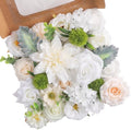 Floweroyal Artificial Flowers Fake Rose Flowers Dahlia with Stems for DIY Wedding Bridal Bouquets, Baby Shower, Floral Arrangement, Table Centerpieces, Home Decorations by FloweroyalCrafts